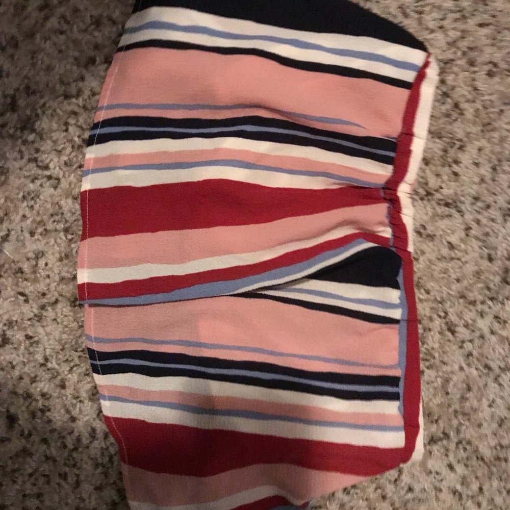 Flowy multicolor tube top